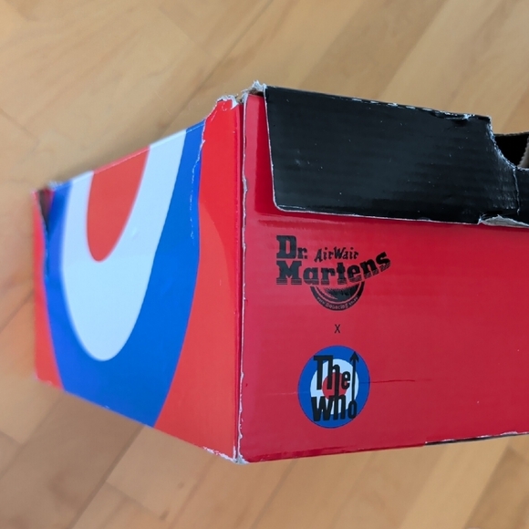 Dr. Martens Black Boots with Blue and White Accents - Picture 11 of 11